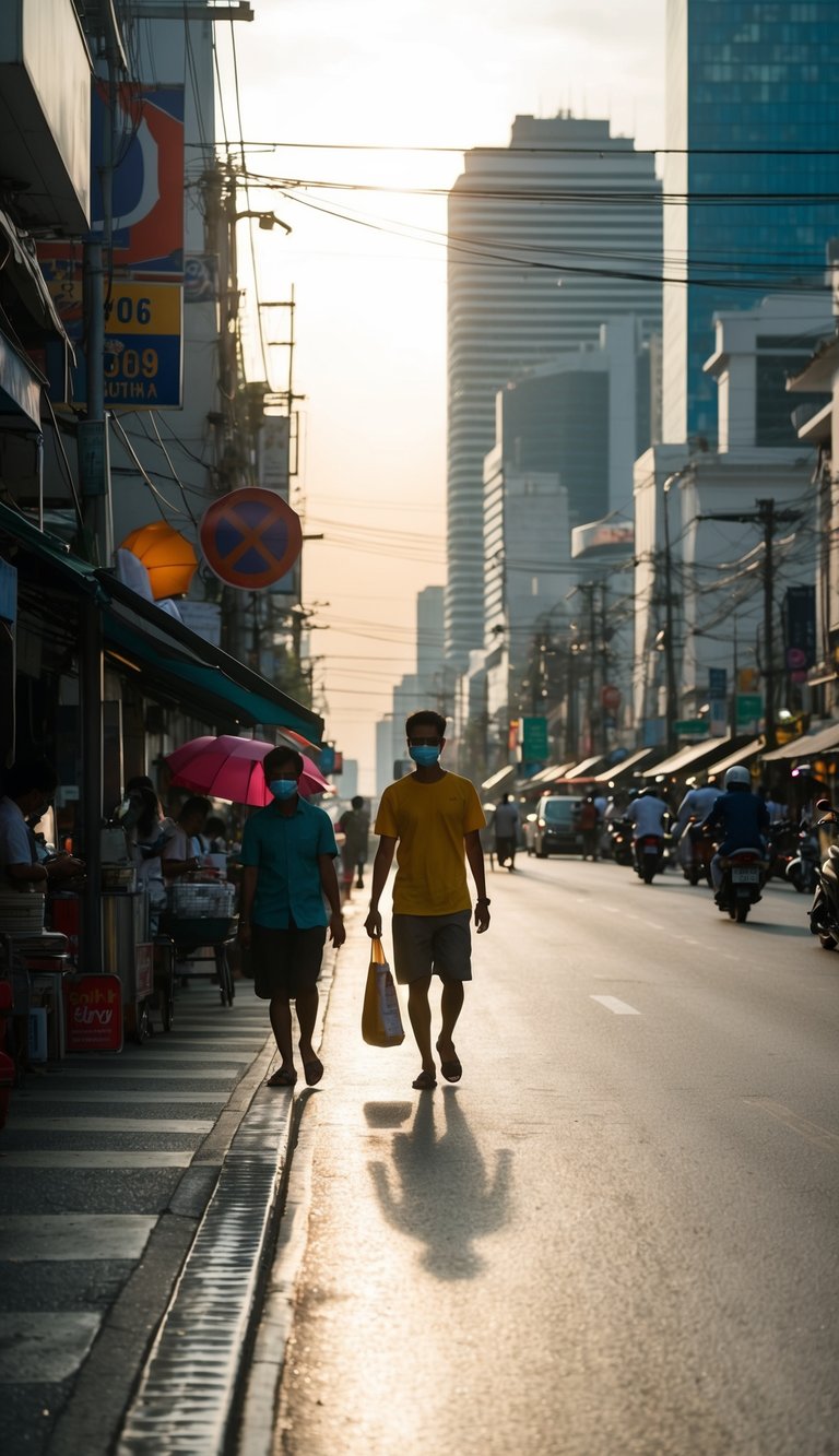 The sun beats down on the bustling streets of Bangkok as temperatures soar above 30°C, marking the start of the hot season
